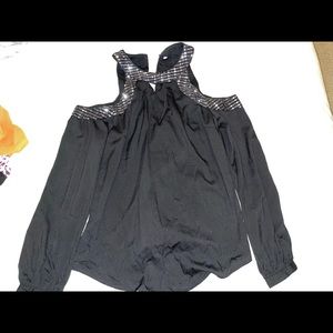 Black Blouse with arm slits